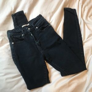 Levi’s mile high skinny jeans size 25
